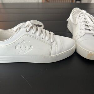 Chanel White Sneakers